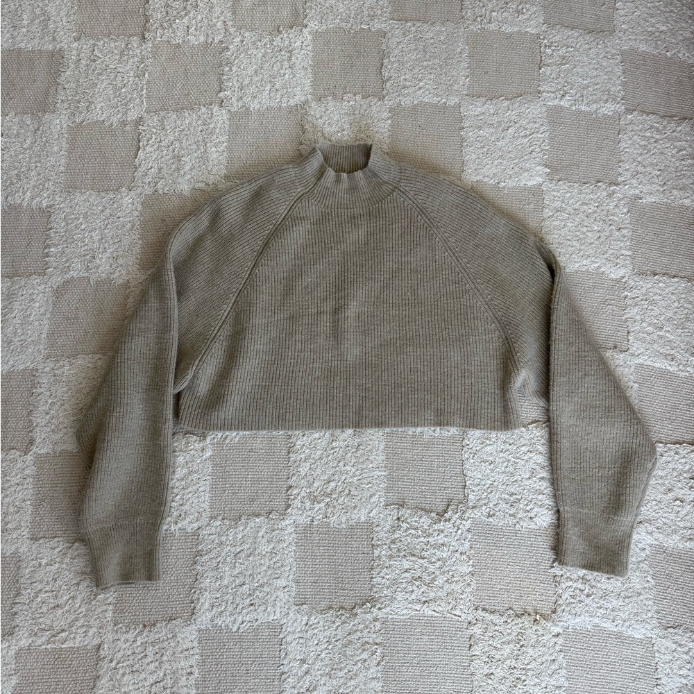 Mod Ref Taupe Cowl Neck Sweater
